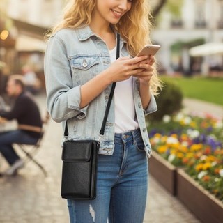 YOZMME요즈미 데일리 크로스백 핸드폰 가방 핸드폰 지갑 월렛