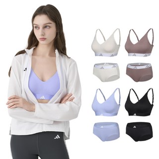 한정특가 [아디다스] 여성 에어로 스트레치핏 브라팬티 4세트