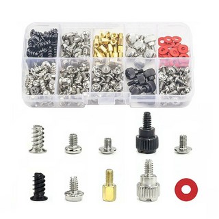 JK PC 조립 나사 10종 컴퓨터 본체 나사 팬 쿨러 장착, 1세트