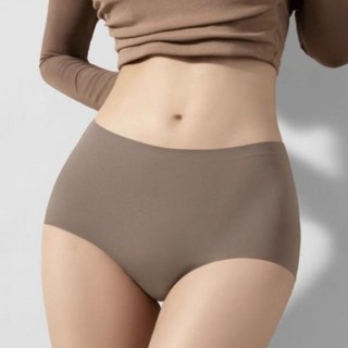 스카이샤인 여성 실키한 촉감 고탄력 심리스 팬티 무봉제 노라인 누디 팬티 6종세트