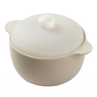 국산 실리콘 냄비 전자레인지 찜기 만능 용기 800ml, 1개, 라이트그레이