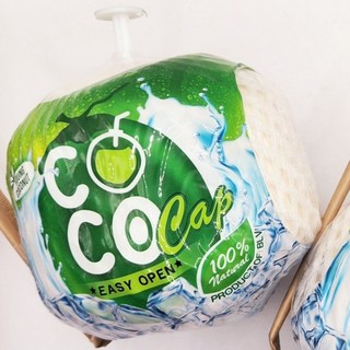 [항공직송] 빨대만 꽂아 바로 마시는 베트남 생 코코넛, 1박스, 베트남 코코넛 4과(개당 1kg내외) 4kg