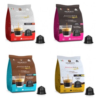 롤로카페 에스프레소 대용량 돌체구스토 호환 캡슐 커피 4종 64개입, 롤로 돌체구스토 4종 64개입, 64개, 16개입, 480g