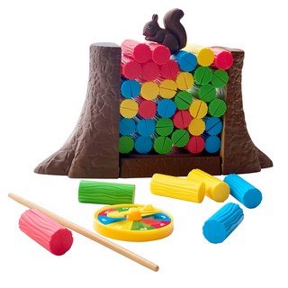 (다르담) 다람쥐 젠가 보드 게임, 1개