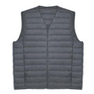 바인츠 웰론 브이넥 지퍼형 초경량 패딩 조끼 남자 남성 가을 겨울 등산복 작업복 유니폼 베스트 보온 방한 빅사이즈