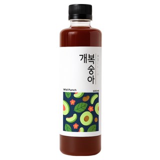 농부프린스 유기농 개복숭아청 개복숭아원액 효소 진액 액기스 7년숙성, 500ml, 1개