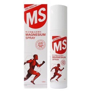 뿌리는 MS 마그네슘 스프레이 120ml 마그네슘 스포츠 스프레이, 1개