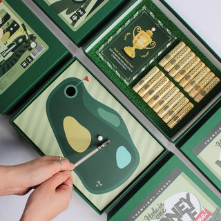 골프 게임 용돈박스 어버이날 부모님 생신 생일 환갑 칠순 서프라이즈 반전 현금 선물, 게임박스 기본세트, 1개