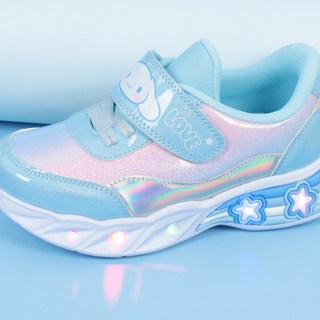 PWX키즈 주니어 바로인 시나모롤 엘피 라이팅운동화