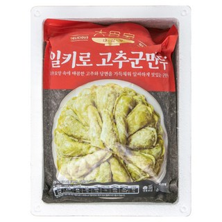 제철밥상 매콤해서 안물리는 고추 군만두, 1개, 3kg