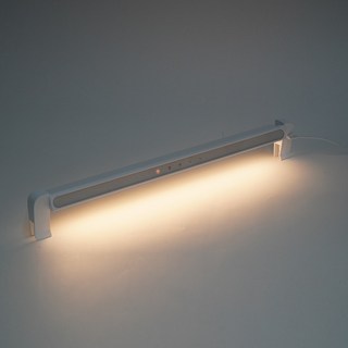 아이클 LED 책상 독서실 스탠드 클립형 간편설치 18W 85cm, 화이트