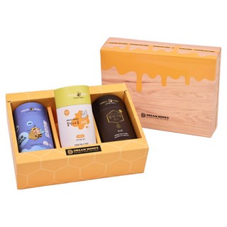 고급 선물 감사하는 맘 전하는 선물 3종 2종 꿀선물 부모님 선물 꿀차 꿀선물세트, 1개, 프리미엄 3종 (홍삼+레몬+아이)