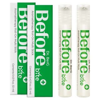 닥터버그 비포 바이트 아로마 롤온 스틱, 12ml, 2개