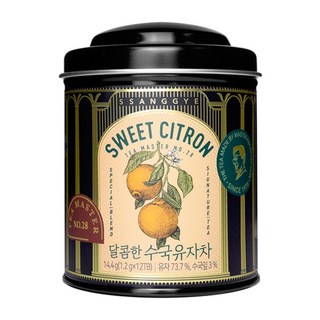 쌍계명차 티 마스터 캔 달콤한 수국유자차, 1.2g, 12개입, 1개