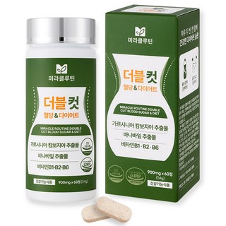미라클루틴 더블 컷 혈당&다이어트, 1개, 60정