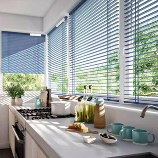 윈샵 전동 알루미늄 블라인드 25mm[가로 사이즈 70-220cm 세로 80-280cm]