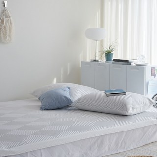 아이리스 듀라론 냉감패드, 아이스_라이트그레이