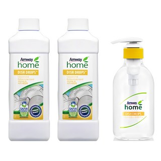 암웨이 디쉬드랍스 식기 세정제 2개 + 희석용기
