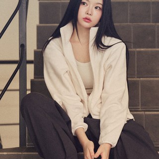 디센드 후리스 오버핏 플리스 자켓 친환경원단 국내제작