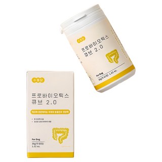 수플담 프로바이오틱스 큐브 2.0 강아지 유산균 설사 변비, 65정, 장건강/유산균, 1개