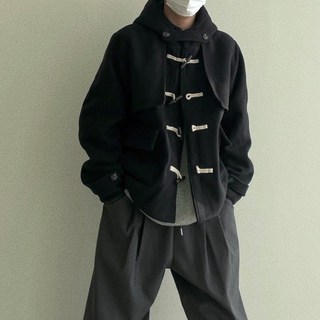 르위 데일리 더플 후드 떡볶이 코트 숏코트 남녀공용