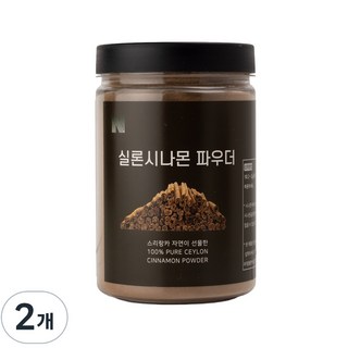 네이스팜 실론 시나몬 파우더 200 (스리랑카 시나몬가루 계피가루), 2개, 200g