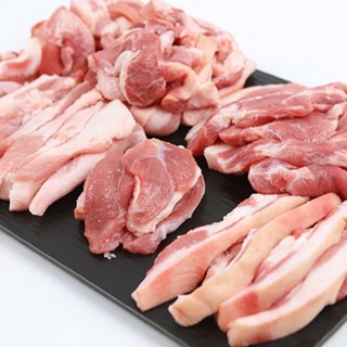 [HACCP인증] 돼지고기 냉장 뒷고기 모듬 2kg, 500g, 4개