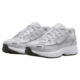 [백화점정품] 나이키 여성 p6000 화이트 메탈릭 실버 운동화 런닝화 JONE 데일리 양말 증정