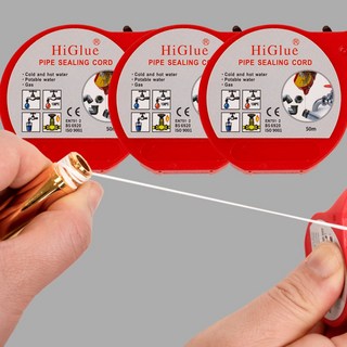 툴리버 배관밀봉제 파이프 보수용 실링 씰링 테이프 테프론 실 50M, 3개