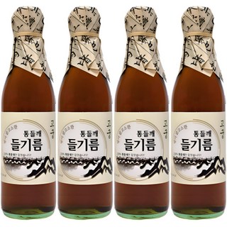 전통압착 고소한 통들깨 100% 방앗간 고궁들기름(주)경성, 350ml, 4개