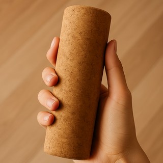 코르크 친환경 미니 폼롤러, 1개, 우드