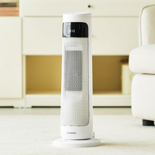 [신제품] 홈리아 PTC 온풍기 3초 발열 프리미엄 히터 리모컨 급속히팅, 화이트