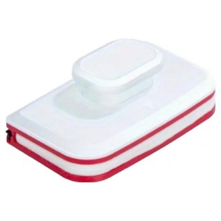 소단 아파트 유리창 양면 클리너 청소기 창문닦기, 화이트레드, 1개