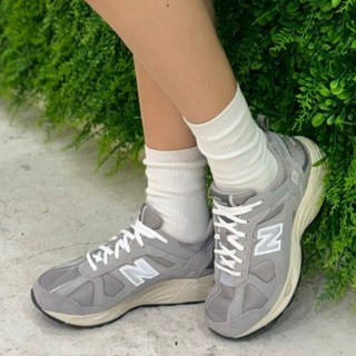 국내매장정품 뉴발란스 운동화 878 그레이 런넝화 남녀 공용 커플화 +신발주머니 증정