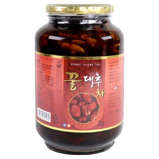 자연톡 대용량 꿀 대추차 국산 액상 차 대추청 카페용 업소용 대추 과일청, 1세트, 1개입, 2kg