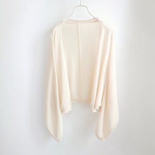 라플로라 여름 린넨 크롭 볼레로 가디건