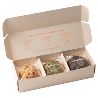 홈스타일 수제 르뱅쿠키 선물 답례품 고급 디저트 80g 3개