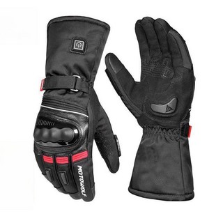 따뜻핸즈 손끝까지 따뜻한 장갑 오토바이 방한 열선 가죽 바이크 발열 무선 라이더 자전거 배달 겨울 레이싱, 올블랙(마스크증정)