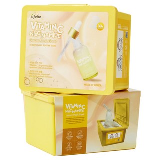 에스폴리오 비타민C 에센스 뽑아쓰는 마스크 팩 30매/비타민C 앰플 13병함유/대용량 마스크팩, 2개, 30개입