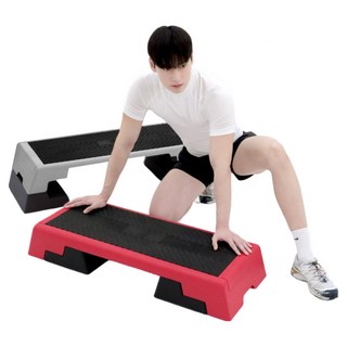 파워몬 스텝박스 대형 3단 계단 오르기 스텝퍼 하체 운동 기구 피트니스 런지 푸쉬업 홈트, 레드