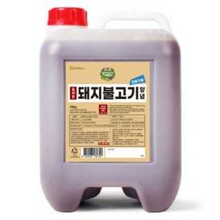 올바른 매운 돼지 불고기 양념 전문가용, 1개, 10kg