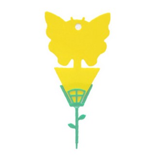 화분 뿌리파리 초파리트랩 끈끈이 5개 10개, 나비트랩10+꽂이5