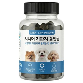 노령견용 강아지 기관지 종합 영양제, 100g, 1개, 호흡기/기관지