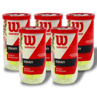 윌슨 참피온쉽 테니스 캔볼, 단일, 5개