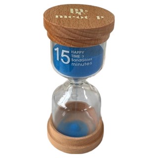 [강화유리]멋픽 1분 3분 5분 10분 15분 30분 45분 한시간 양치 모래시계, 20분, 우드 무지개 블루