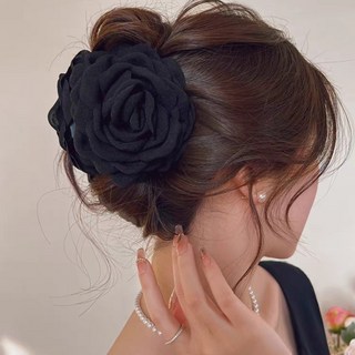 하와이안 예쁜 플라워 헤어집게 올림머리 왕 집게핀