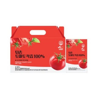 퇴촌마토 저온진공 추출공법 갈아만든 HACCP 인증 토마토즙, 100개, 80ml