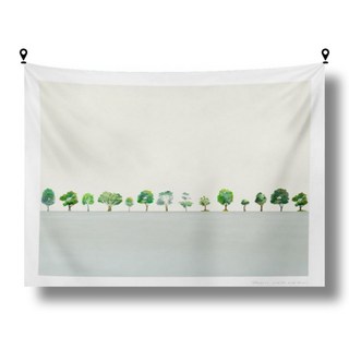 홈데코해룸 대형 패브릭 포스터, 51 초록 나무들