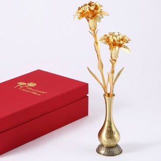 퀸금장미 퀸금카네이션 엄마생신 어버이날선물 부모님선물 인테리어 집들이 여친선물 장모님선물 결혼기념일 생일선물 스승의날선물 이밴트, 사랑합니다LOVE, 카네이션2송이, 1개