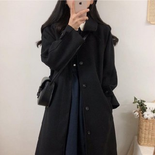 COSYEVNO 여성코트 기본 심플 고급스러움 캐주얼 겨울 롱 모직 코트 BCXdyck-8